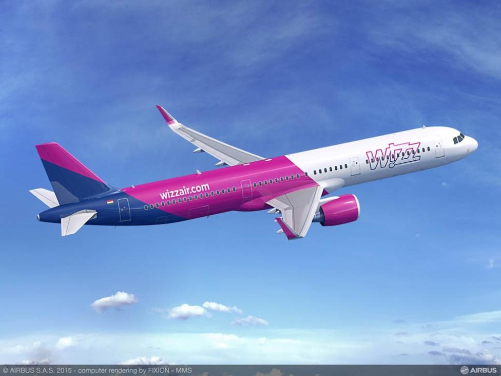 A321 w barwach Wizz Air