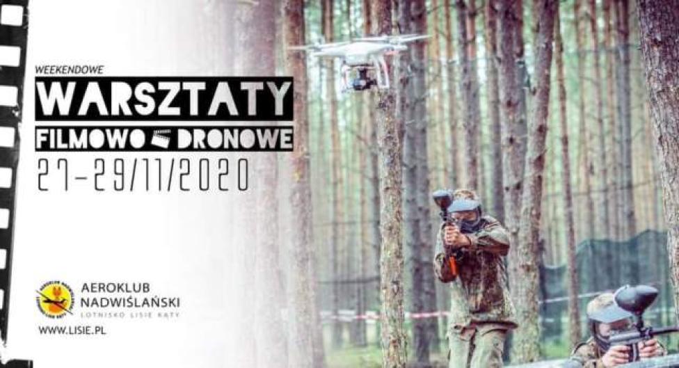 Warsztaty Filmowo-Dronowe w Lisich Kątach (fot. Aeroklub Nadwiślański)