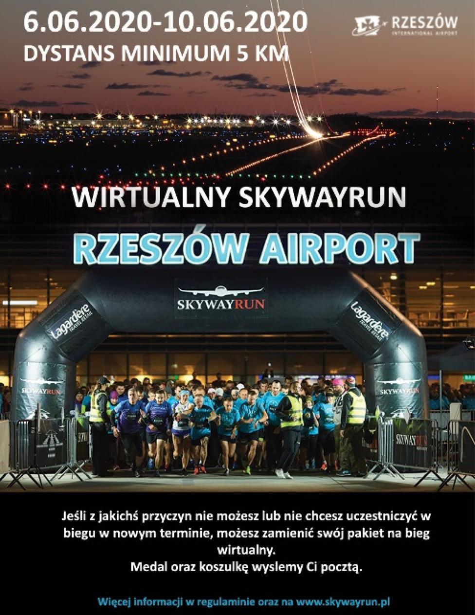Wirtualny Skywayrun Rzeszów Airport (fot. monsterevent.pl)