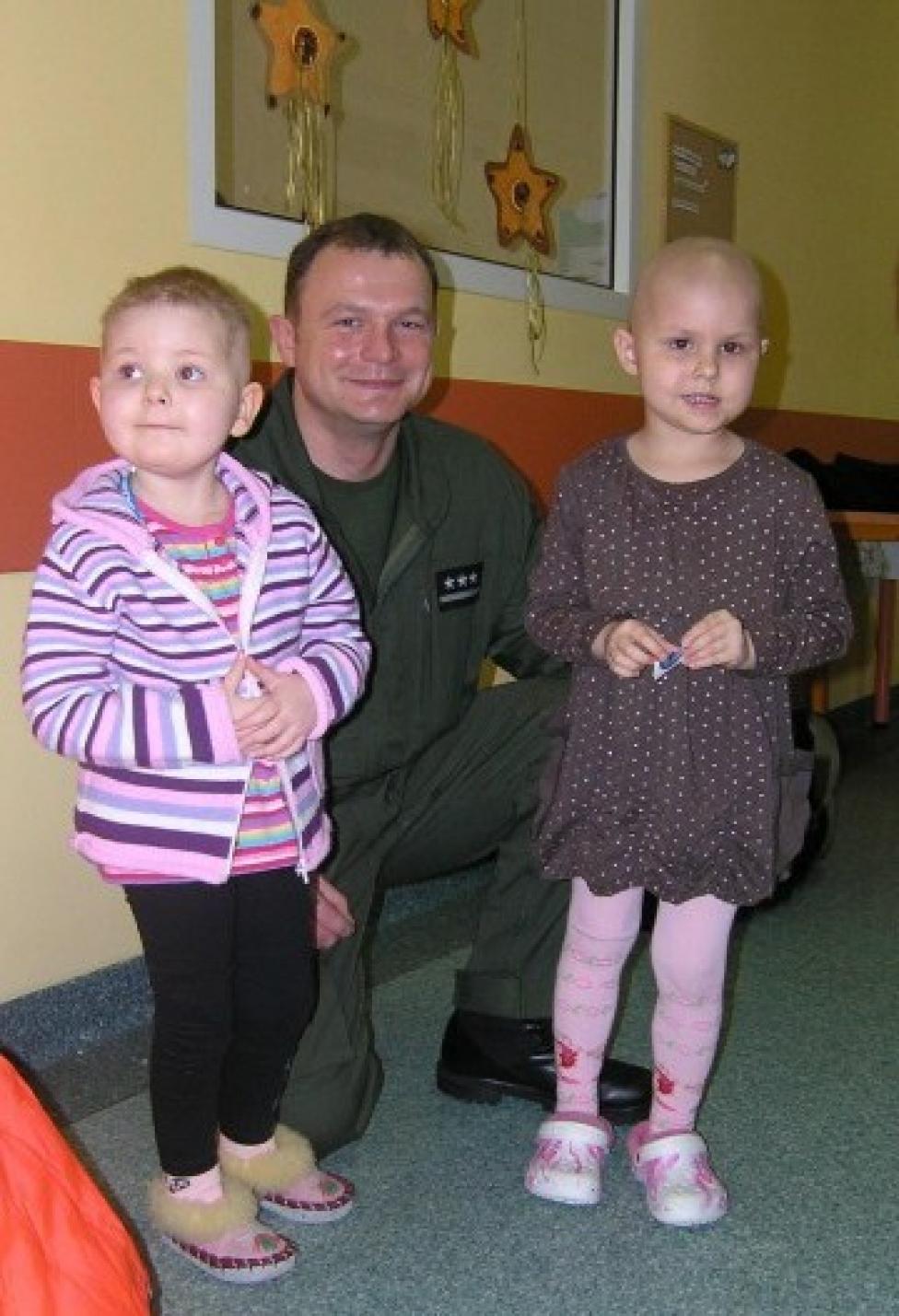 Wizyta żołnierzy w szpitalu