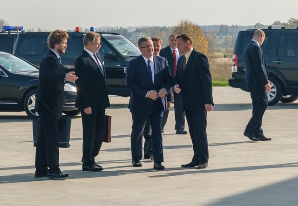 Wizyta Prezydenta RP w Aeroklubie Ziemi Zamojskiej (Fot. Piotr Płachciński)