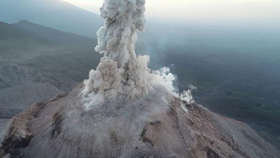 Wulkan Santa Maria w Gwatemali (fot. gfz-potsdam.de)