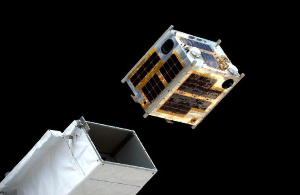 Wypuszczenie satelity w przestrzeń kosmiczną (fot. esa.int)
