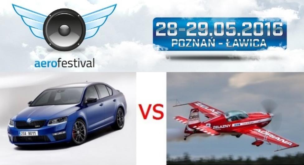 Skoda Octavia RS vs Extra 330LC SP-AUP na Aerofestivalu (fot. aerofestival.pl)