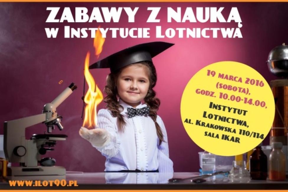 Zabawy z nauką w Instytucie Lotnictwa (fot. ilot.edu.pl)