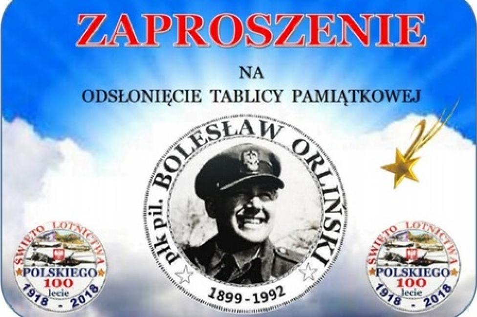 Odsłonięcie tablicy pamiątkowej poświęconej płk pil. Bolesławowi Orlińskiemu (fot. wksl.waw.pl)
