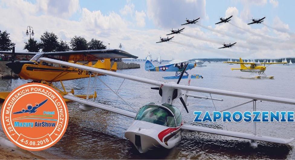 Zaproszenie na Mazury AirShow 2018 (fot. Mazury AirShow)