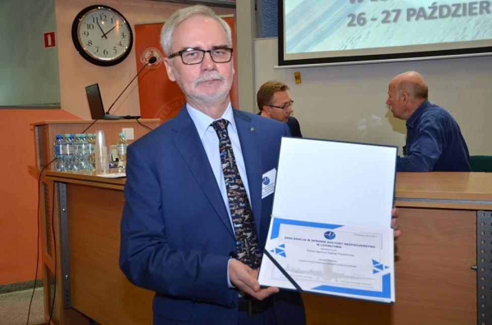 Zastępca Prezesa ds. Żeglugi Powietrznej, Tadeusz Grocholski (fot. PAŻP)