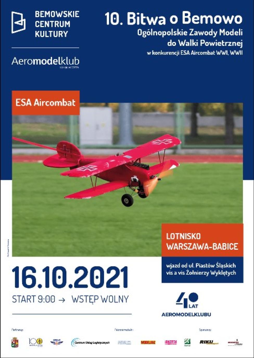 Zawody Aircombat ESA - 10. Bitwa o Bemowo -  16.10.1021 (fot. Aeromodelklub BCK)