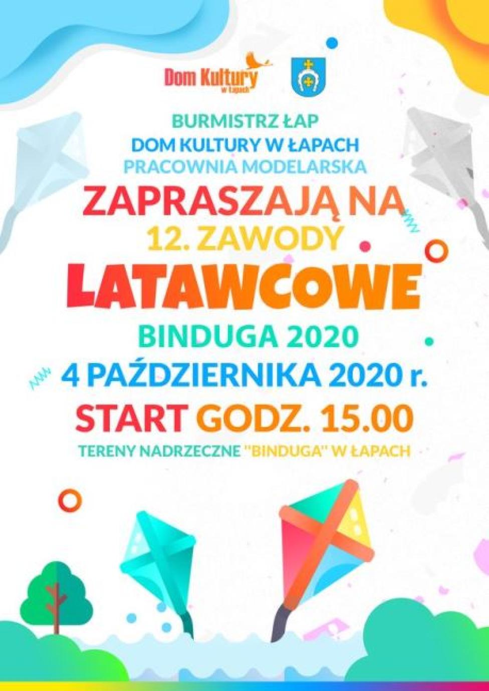 Zawody latawcowe BINDUGA 2020 w Łapach (fot. DK w Łapach)