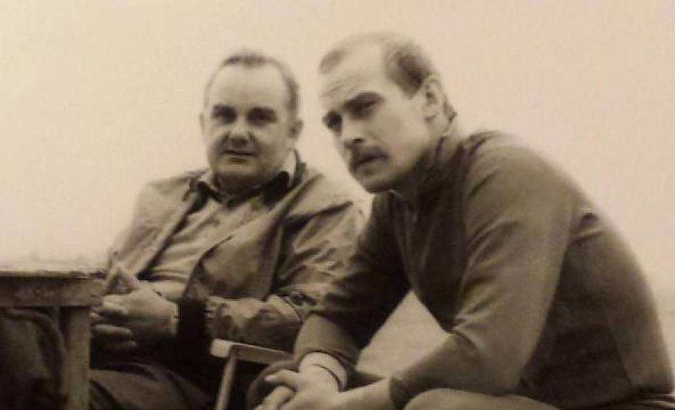 Na zdjęciu od lewej: Józef Dębiec i Leszek Mańkowski (fot. prywatne archiwum Leszka Mańkowskiego)