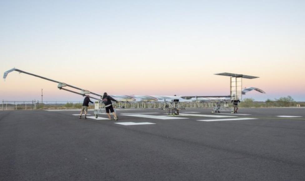 Zephyr - napędzany energią słoneczną stratosferyczny bezzałogowy system latający (fot. Airbus Defence and Space)
