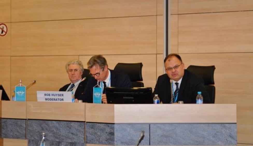Prezes Urzędu Lotnictwa Cywilnego Piotr Samson wziął udział w ECAC Forum/10 (fot. ULC)
