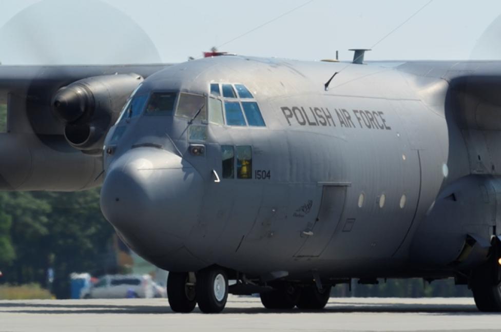 C-130 Hercules należący do Sił Powietrznych RP