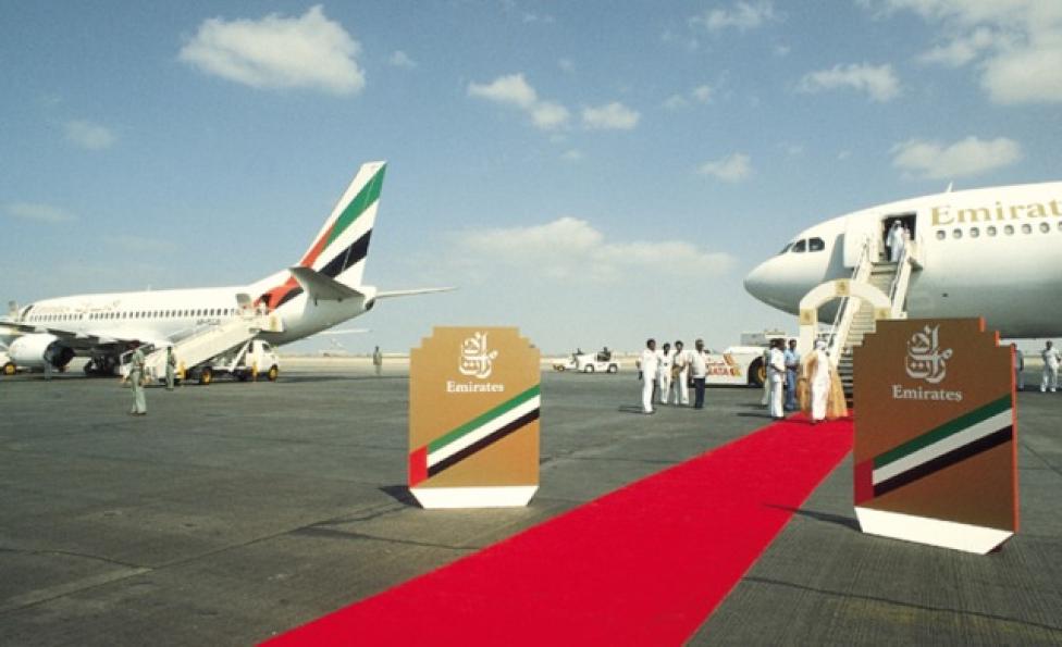 Wspomnienia z pierwszego lotu linii Emirates (fot. Emirates)