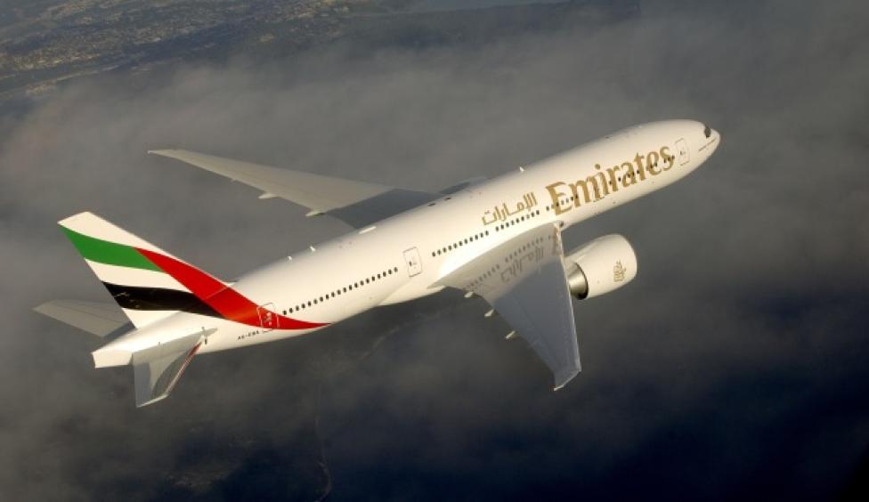 Boeing 777-200LR należący do Emirates (fot. Emirates)