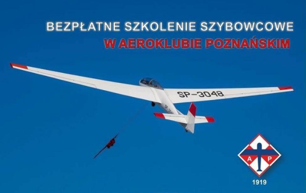 Szkolenie szybowcowe w Aeroklubie Poznańskim, fot. Aeroklub Poznański