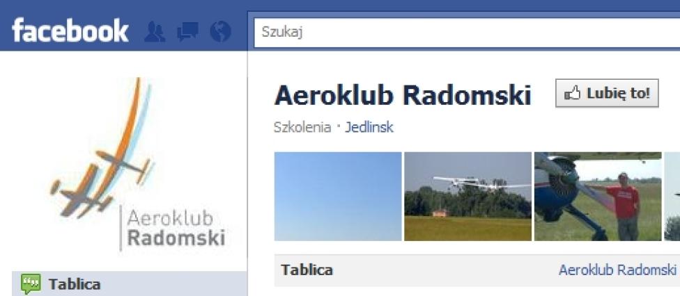 Aeroklub Radomski na FB
