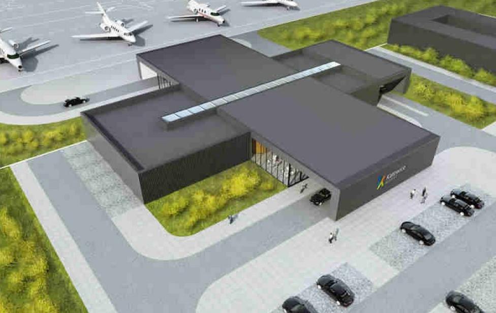 Projekt terminalu general aviation w Katowicach