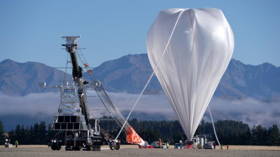 Balon NASA wielkości boiska do futbolu wystartował z Nowej Zelandii (fot. NASA/Bill Rodman)