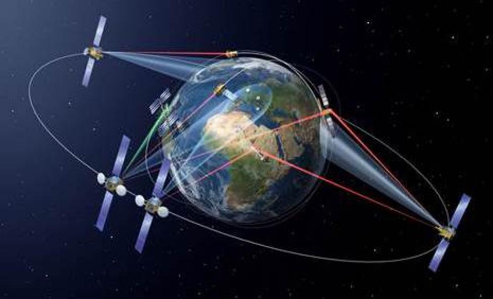 SpaceDataHighway rozpoczyna pełne działanie dla programu Copernicus (fot. Airbus)