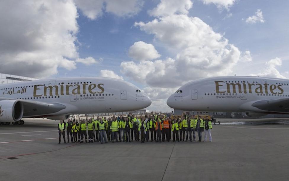 Emirates odebrały kolejne dwa dwupokładowe samoloty A380