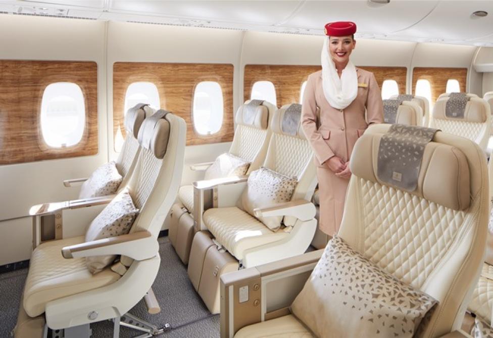 Klasa ekonomiczna premium w samolocie Emirates (fot. Emirates)