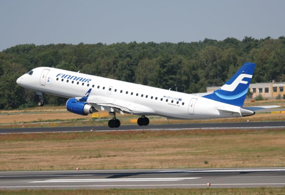 Embraer E190 należący do linii Finnair