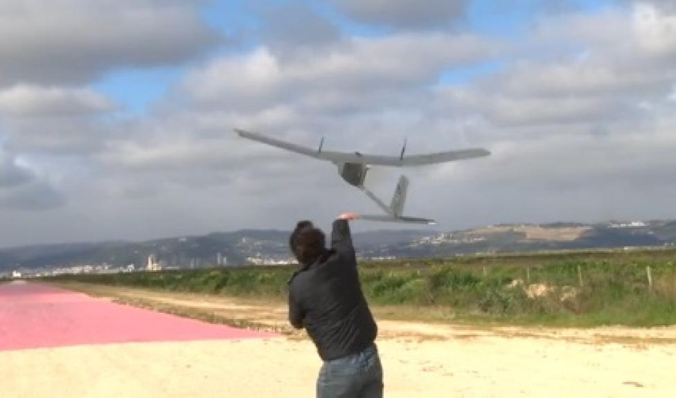 Dron sterowany myślą wyprodukowany przez firmę Tekever (fot. kadr z filmu bbc.com)