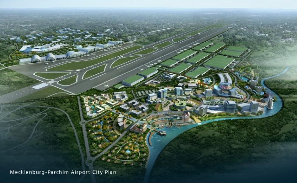 Międzynarodowe lotnisko w Parchim zakończyło ogólne planowanie przyjaznego dla natury Airport City (fot. parchim-airport.com)