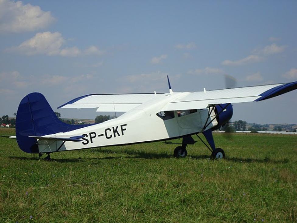 Samolot PZL 101 A Gawron SP-CKF