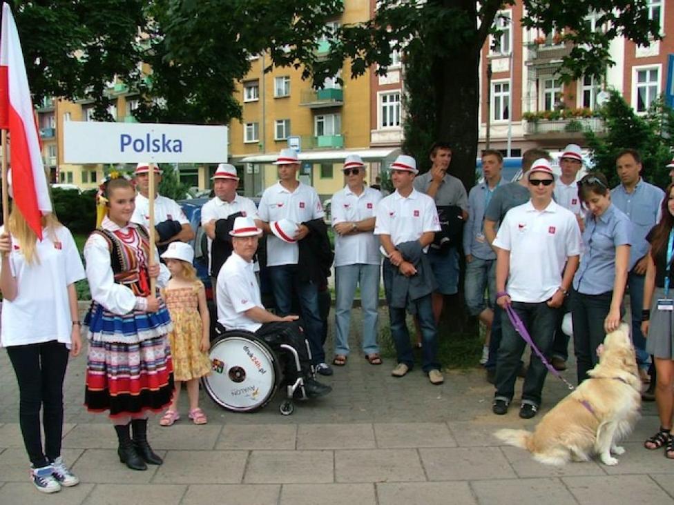 Polacy podczas ceremoni otwarcia EGC2013, fot. Narcyz Przybylski