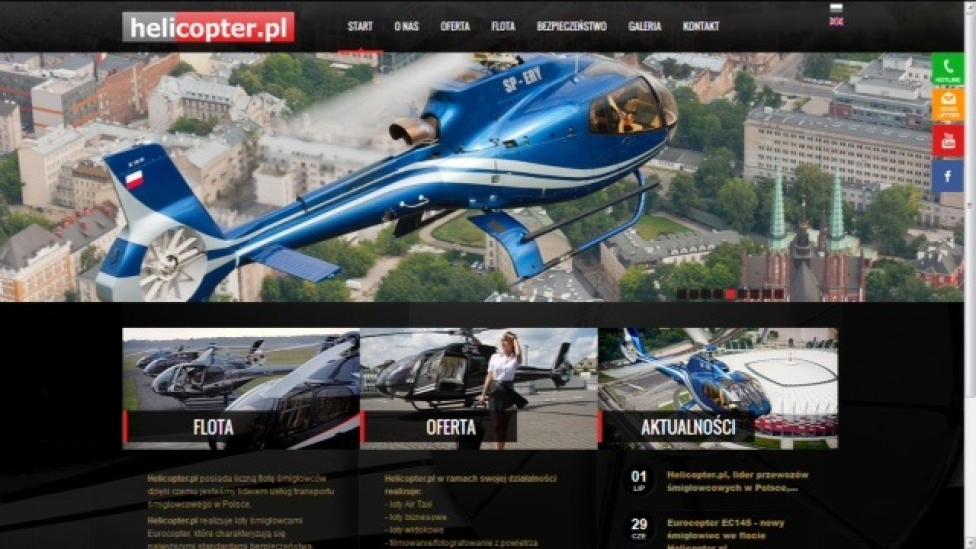 Helikopter.pl: Nowa odsłona strony