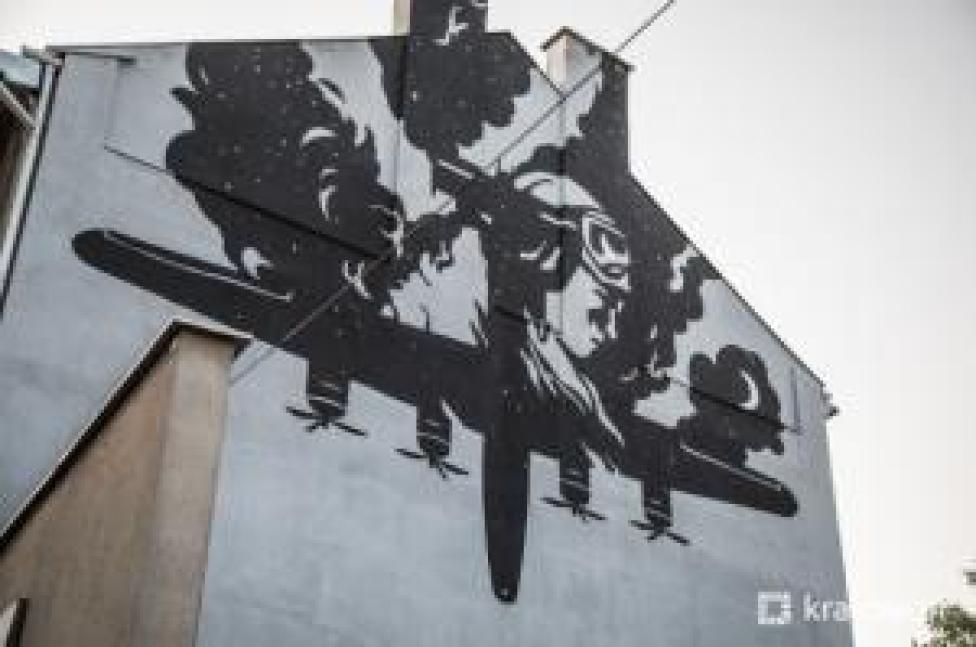 Mural w Krakowie, fot. Bogusław Świerzowski / krakow.pl 
