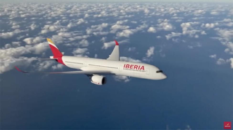 A350 należący do linii Iberia