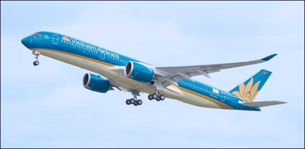 Pierwszy A350 XWB Vietnam Airlines wzbija się w niebo