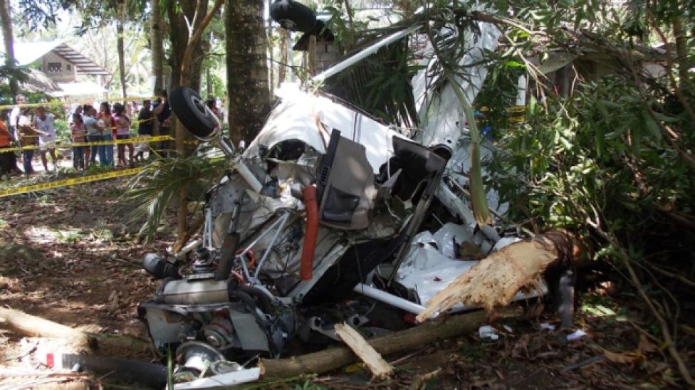Wypadek małego samolotu na Filipinach