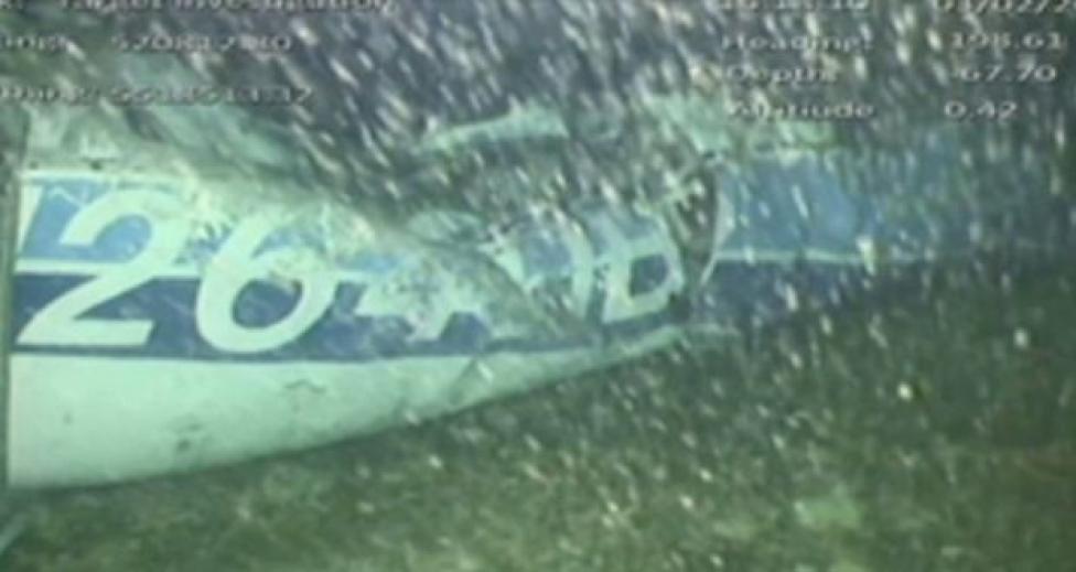 Wrak samolotu, którym podróżował Emiliano Sala, fot. irishtimes.com