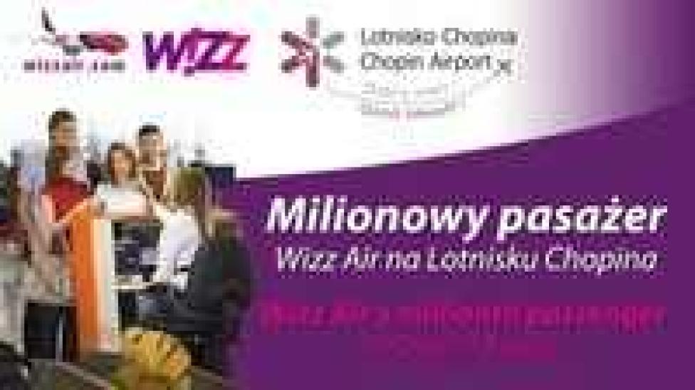 Milionowy pasażer Wizz Air