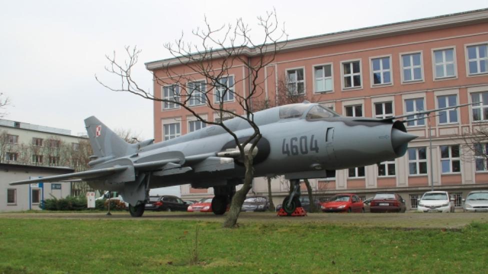 Odrestaurowany samolot Su-22M4 (fot. Politechnika Poznańska)