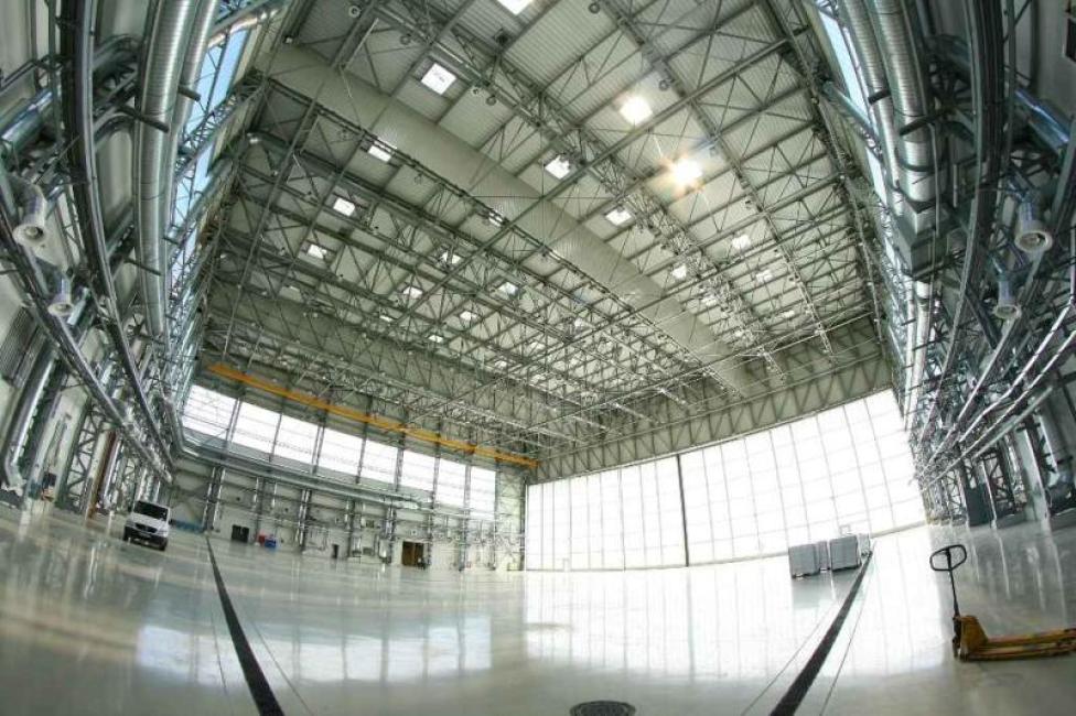 Hangar obsługi samolotu C- 130 Hercules/ fot. Siły Powietrzne