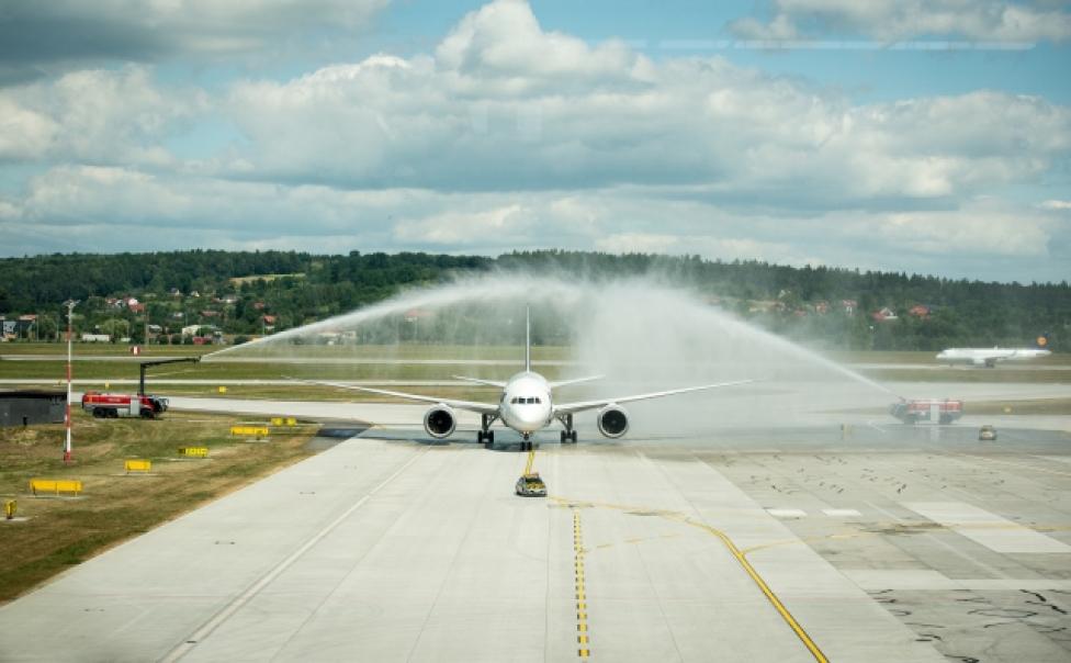 Inauguracja pierwszego lotu Dreamlinera PLL LOT z Krakowa do Chicago (fot. PLL LOT)