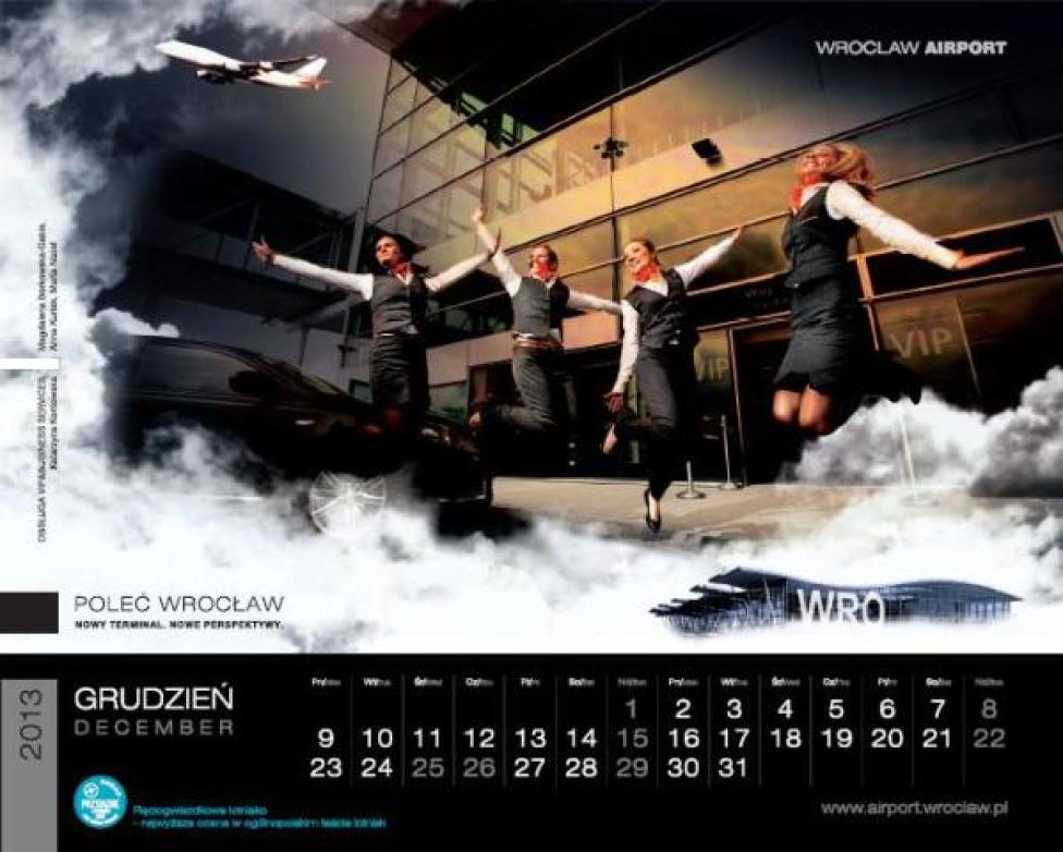 Kalendarz na rok 2013 Portu Lotniczego Wrocław
