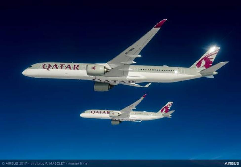 Samoloty Airbus A350-1000 dla Qatar Airways (fot. P.Masclet/Airbus)
