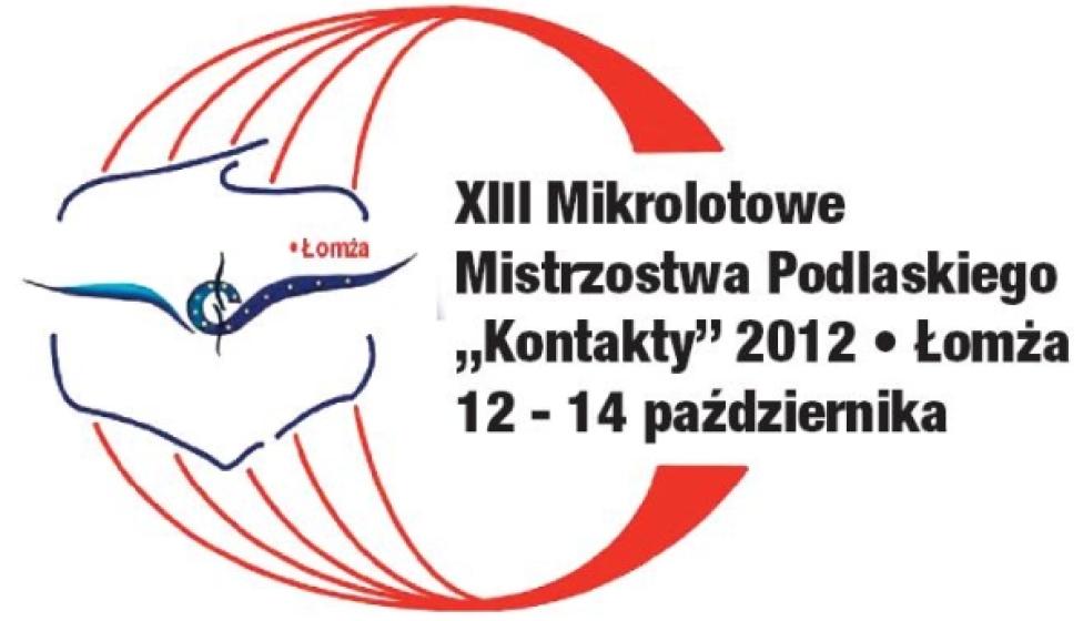 XIII Mikrolotowe Mistrzostwa Podlaskiego KONTAKTY 2012 (logo)