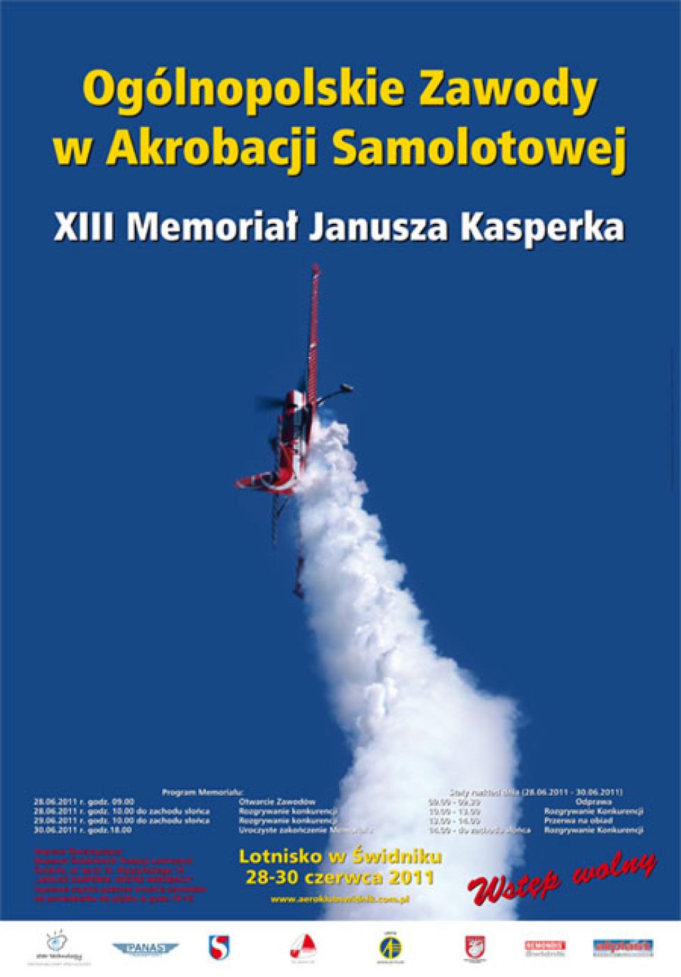 XIII Memoriał Janusza Kasperka (plakat)