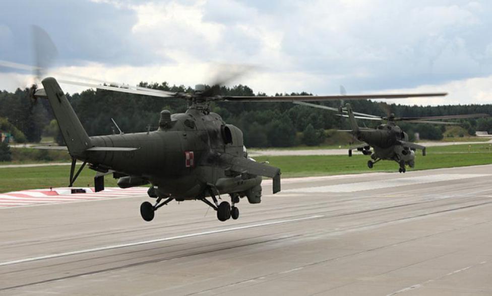 Śmigłowce Mi-24, fot. B. Bera