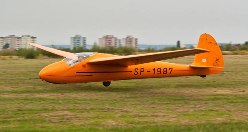 SZD 12A Mucha 100A podczas Międzynarodowego Pikniku Lotniczego Euroregionu Beskidy