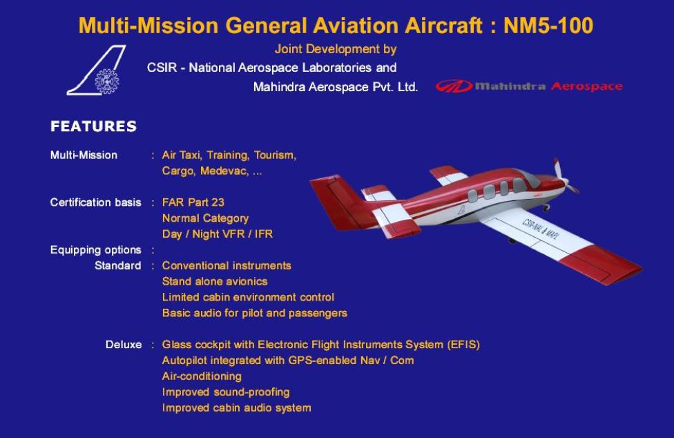 Mahinda Aerospace NM5-100