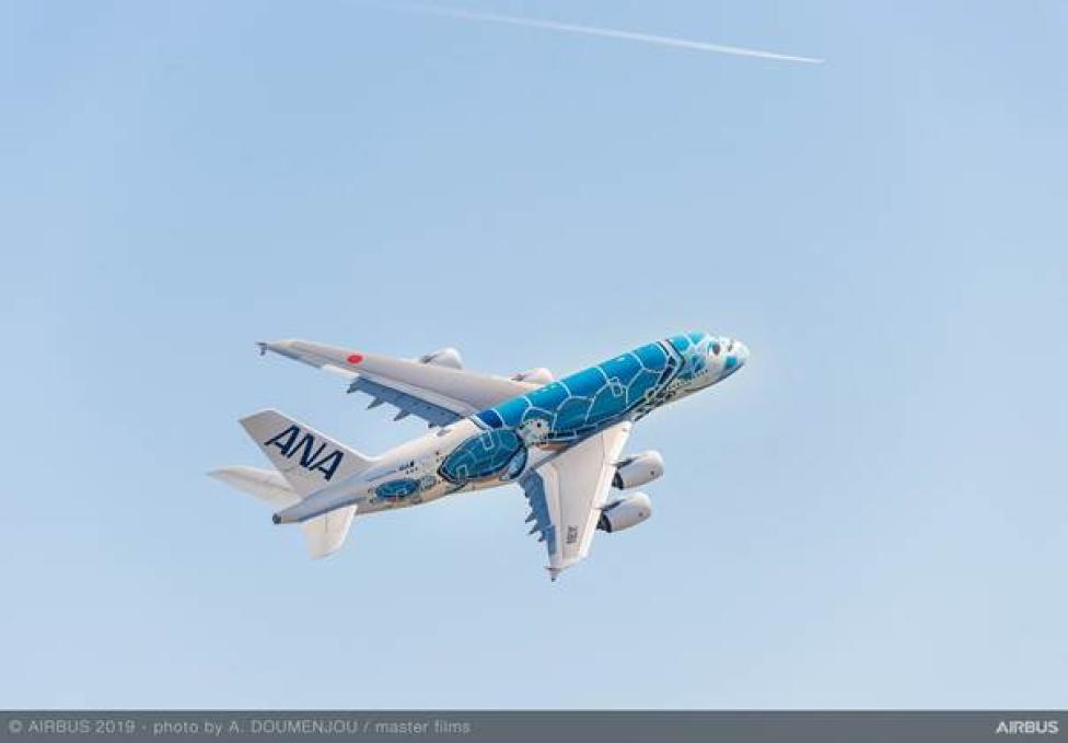 A380 w barwach All Nippon Airways, fot. Aibus